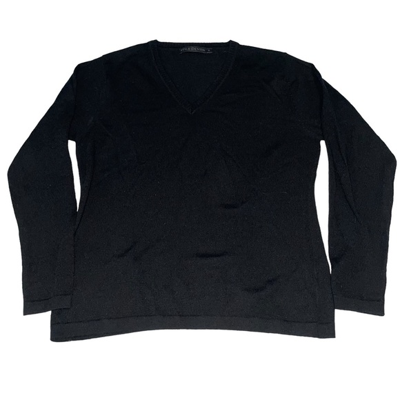 Stile De Vita Sweaters - STILE DE VITA Womens MERINO WOOL Sweater Black XL